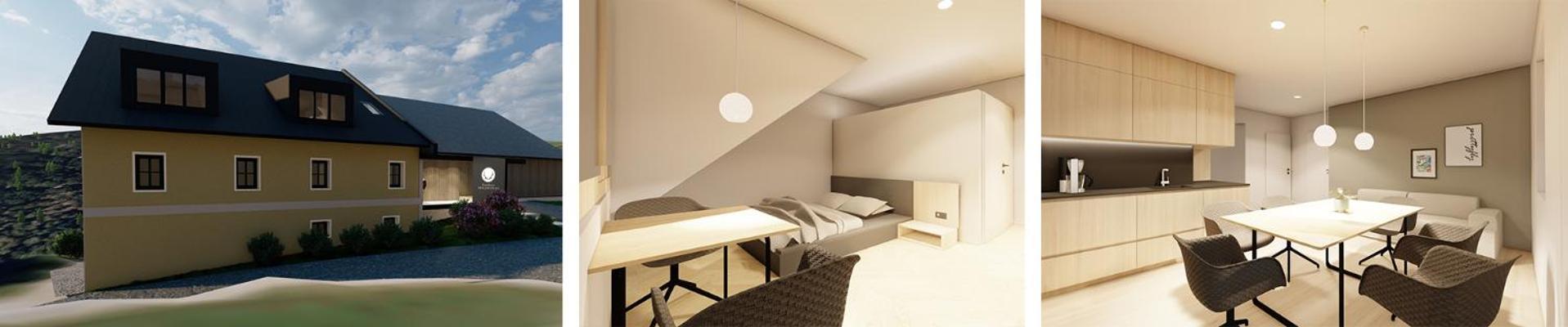 Forsthaus Apartment Holzschlag Buitenkant foto