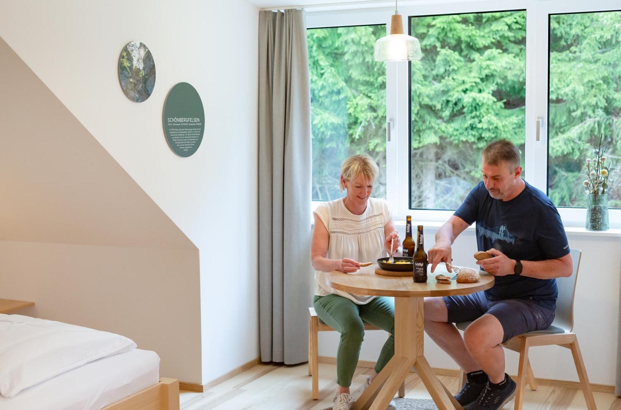 Forsthaus Apartment Holzschlag Buitenkant foto